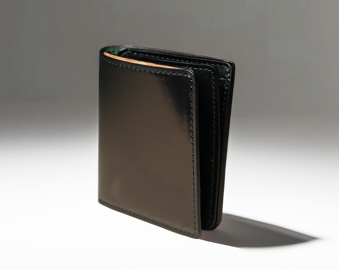Full Shell cordovan mini wallet